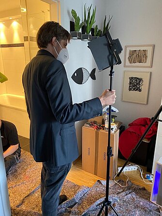 Foto des Videodreh